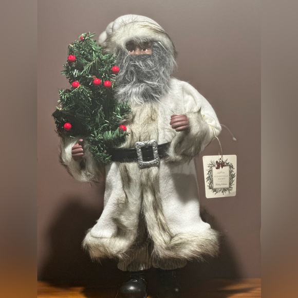 Other - Festive African-American Santa Claus Figurine